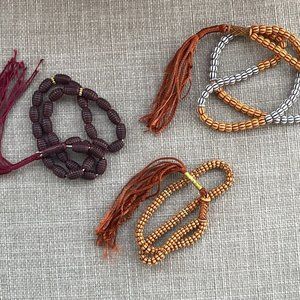 Prayer Tasbeeh Lot of 3 Prayer Beads Religious Beads Pray Tasbeh New